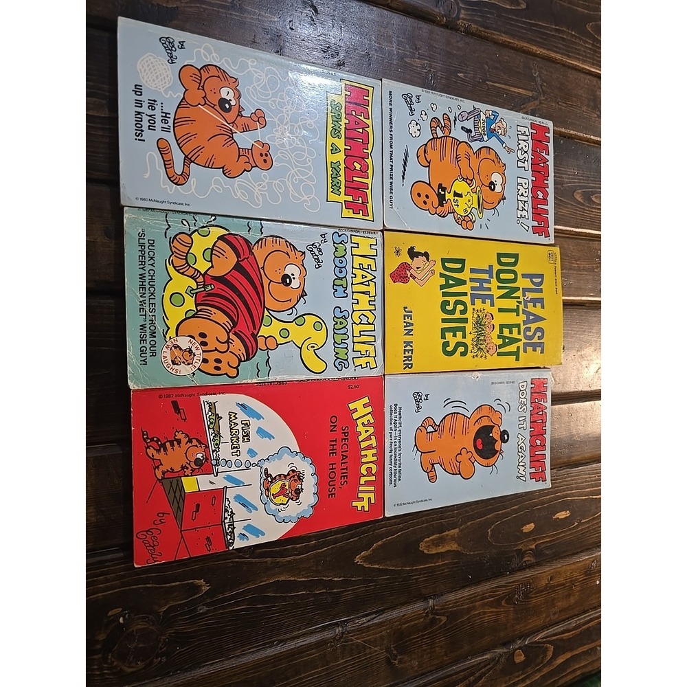 Heathcliff The Cat Paperback‎ Comic Books Lot Of 6 Books